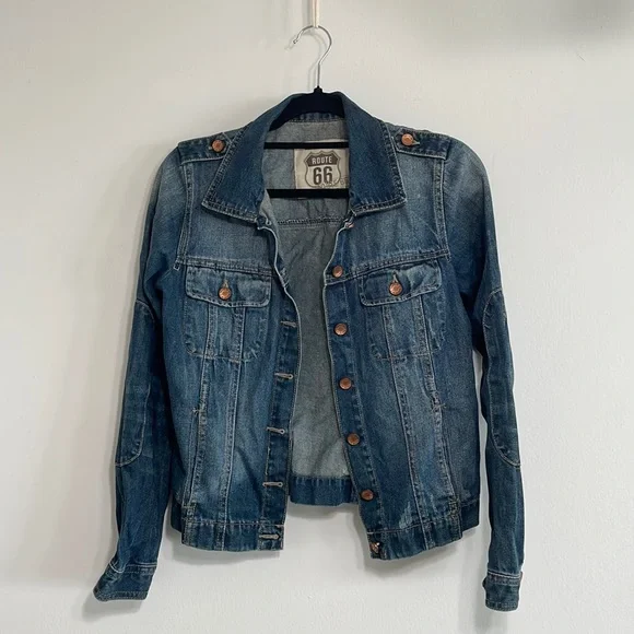 Route 66 Denim Jacket - Picture 1 of 3